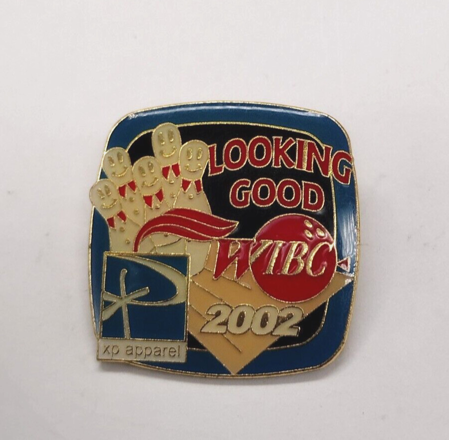 Looking Good WIBC 2002 XP Apparel Bowling Lapel Pin