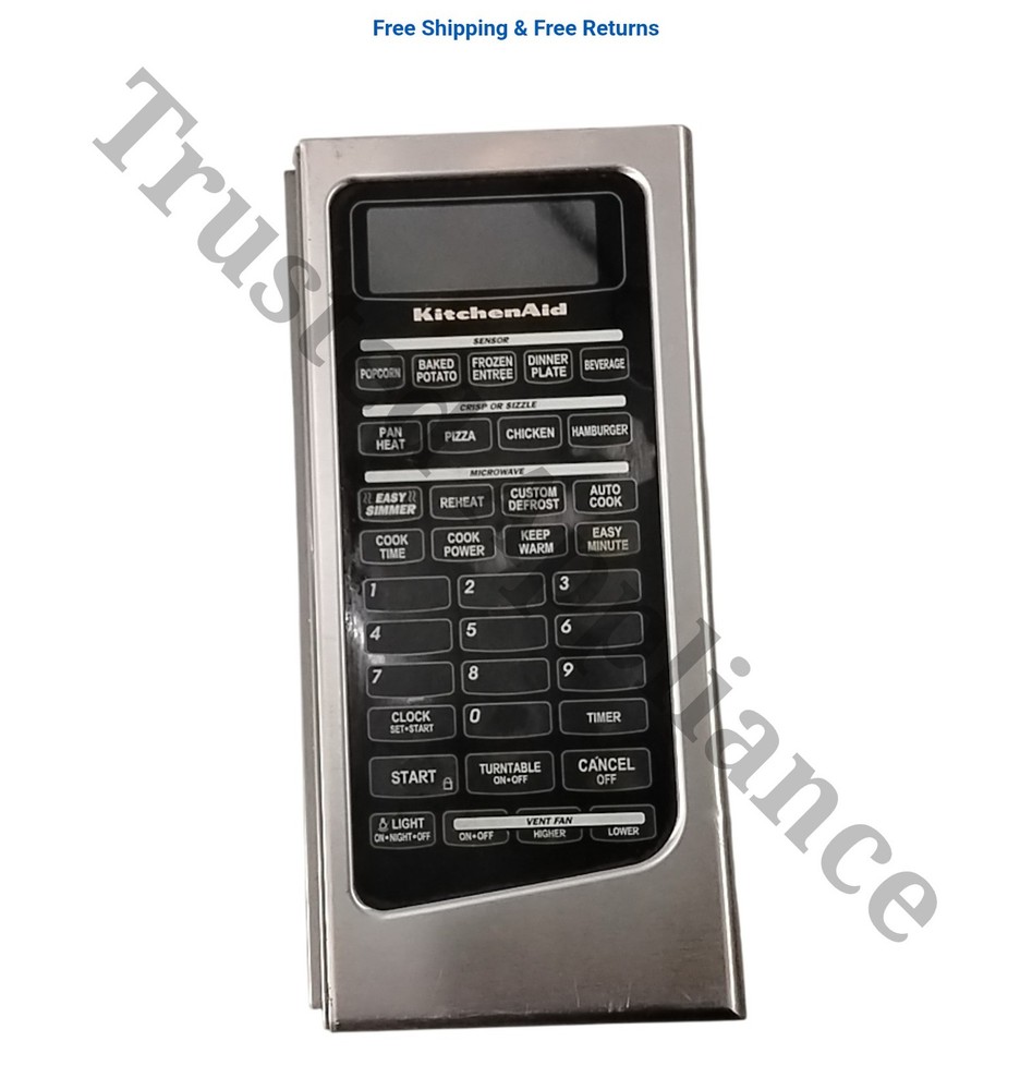 Microwave Control Panel Console 4619-648 Stainless