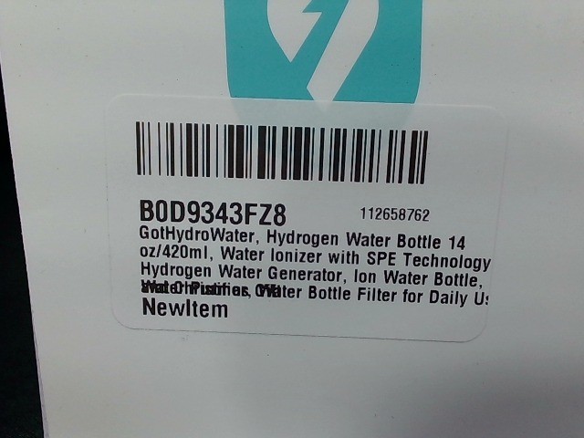 GotHydroWater Blue Hydrogen Water Bottle