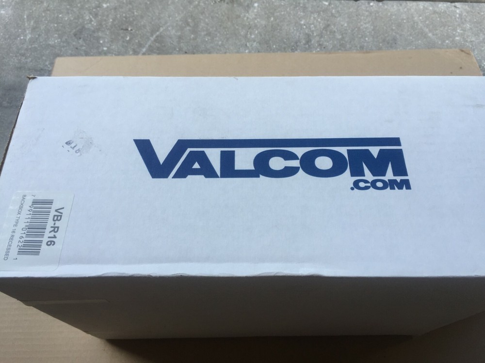 Valcom VB-R16 Backbox Type 16 Recessed new
