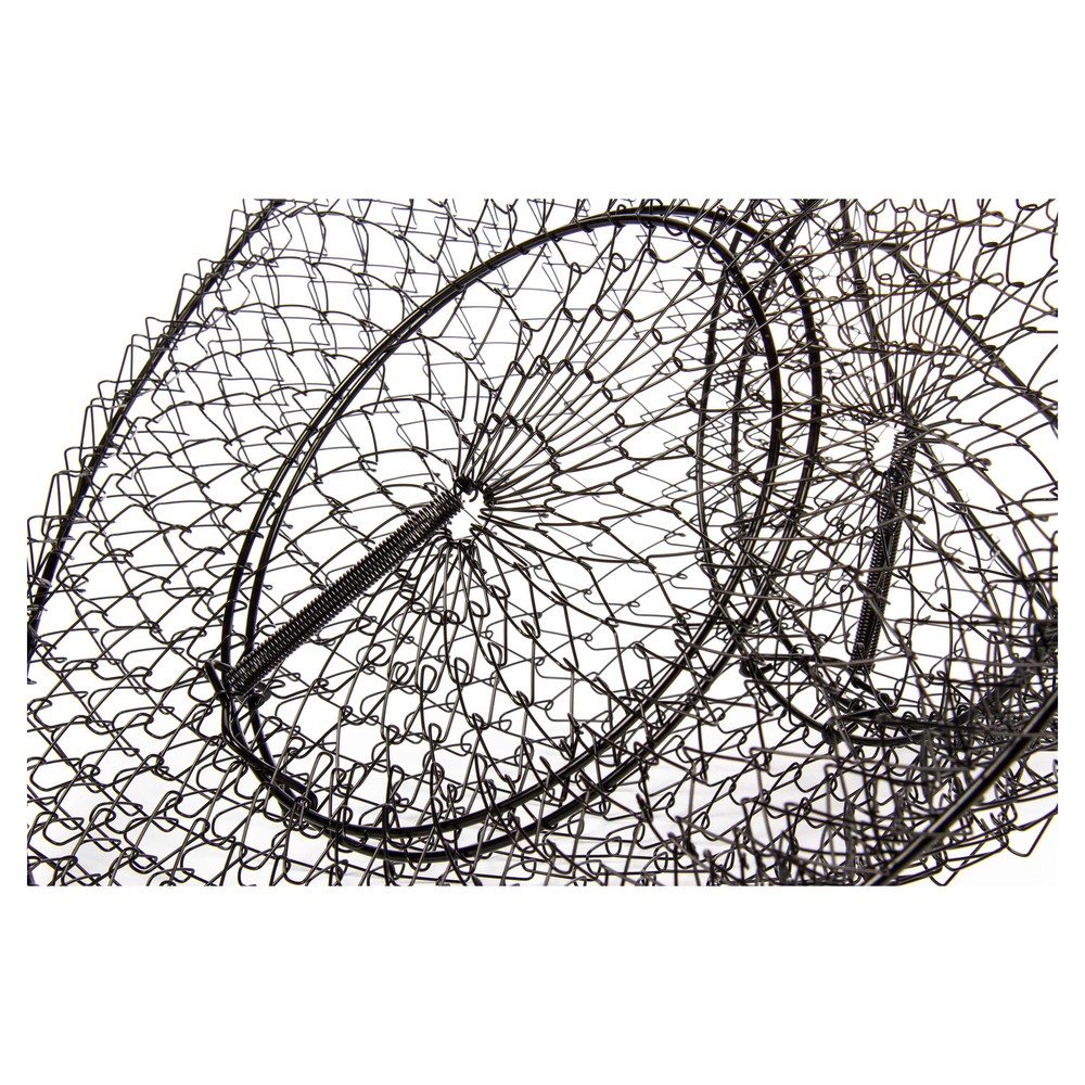 (2 pack) 13" Collapsible Fish Basket，Anodized wire structure