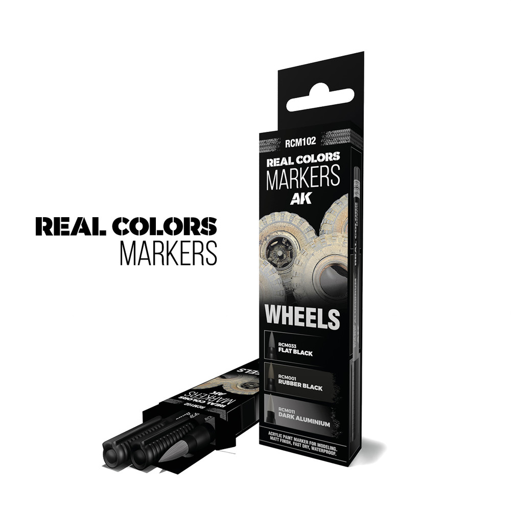 AK Interactive Real Color Markers: Wheels