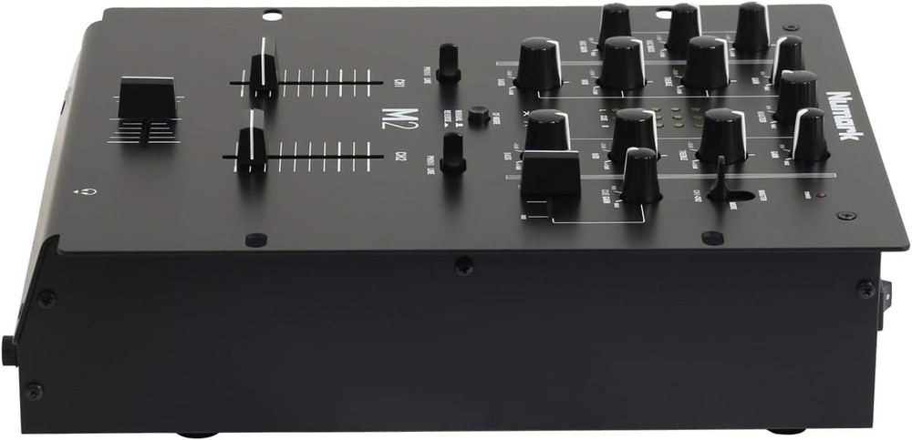 Professional 2-Channel DJ Mixer with Replaceable Crossfader