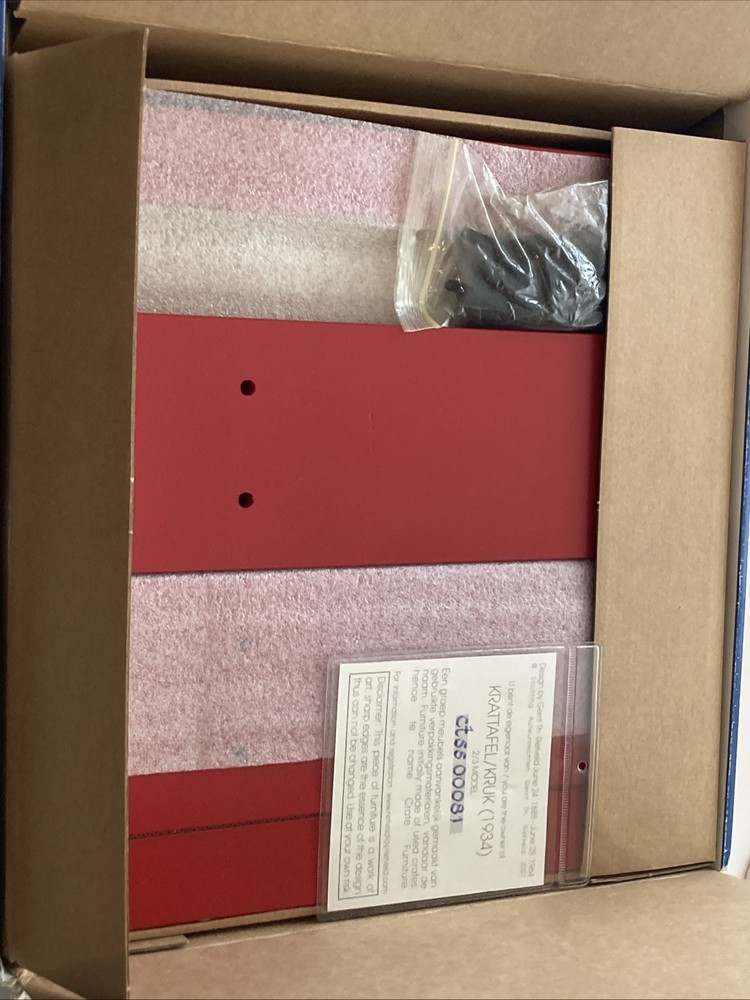 Rietveld Red Crate Table Junior