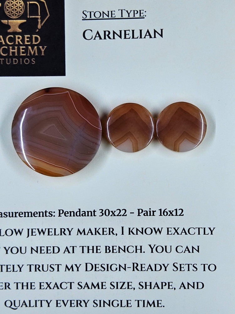 Circle Shape - Carnelian - Design-Ready Set