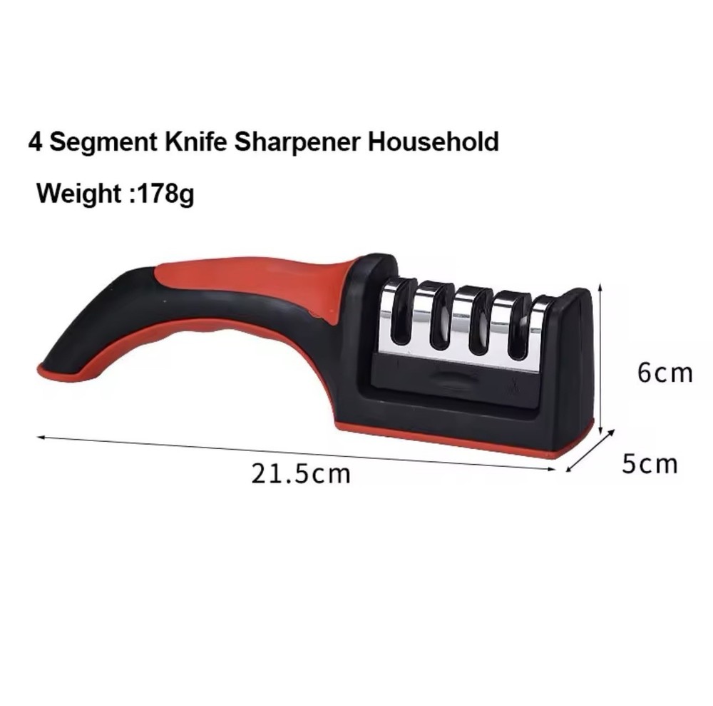 Kitchen 4segment Knife Sharpener Household Multifunctional Hand Held
