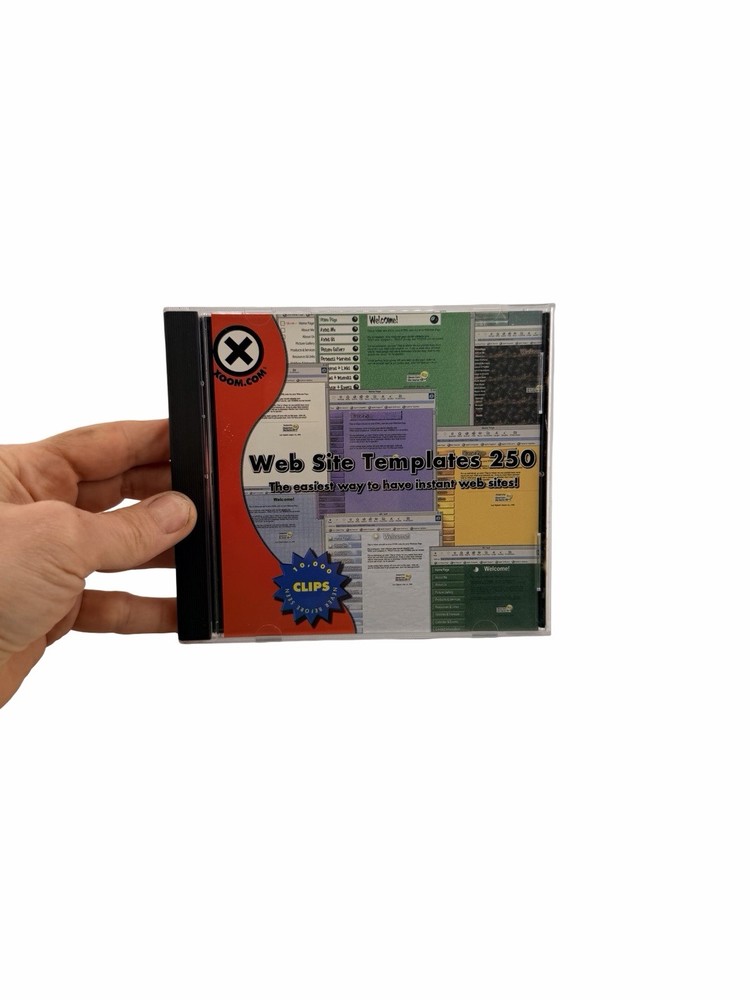 XOOM Web Site Templates 250 CD Windows 95/98 Vintage Web Design Software