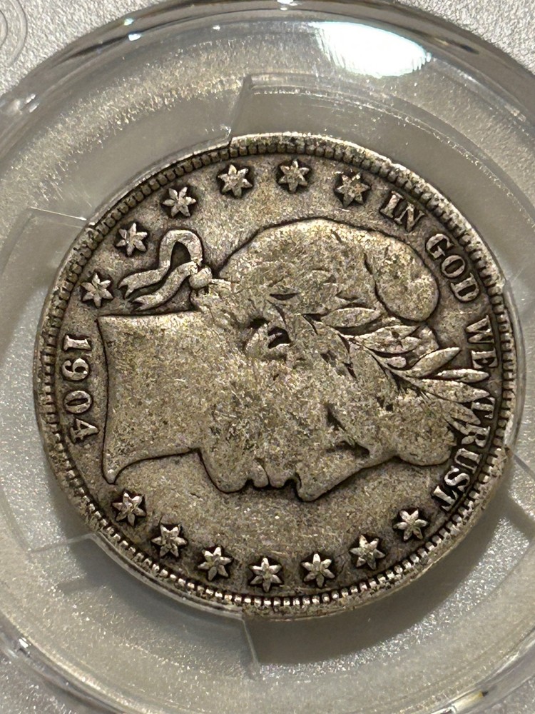 1904 P Barber Silver Half Dollar PCGS VG10