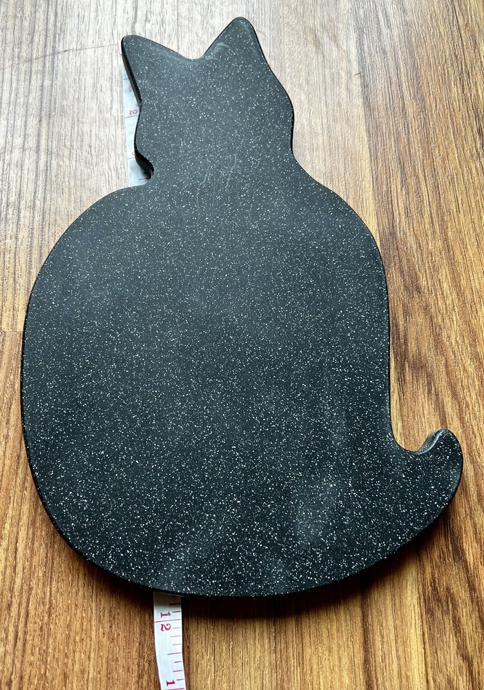 Black Cat Hot Plate Or Decoration
