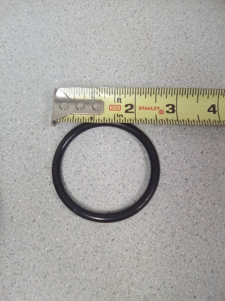 Black Nitrile O-Ring 2.5" D, 3/16" Thick