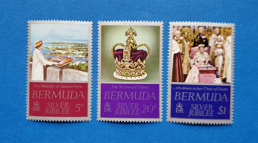 Bermuda Stamps, Scott 347-349 Complete Set MNH