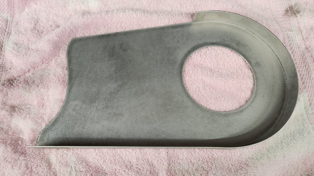 Custom Bicycle Chainguard - Silver/Unfinished