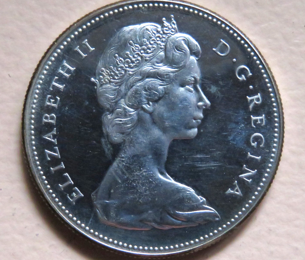Canada. 1967 Silver - 1 Dollar.. Goose.. BU