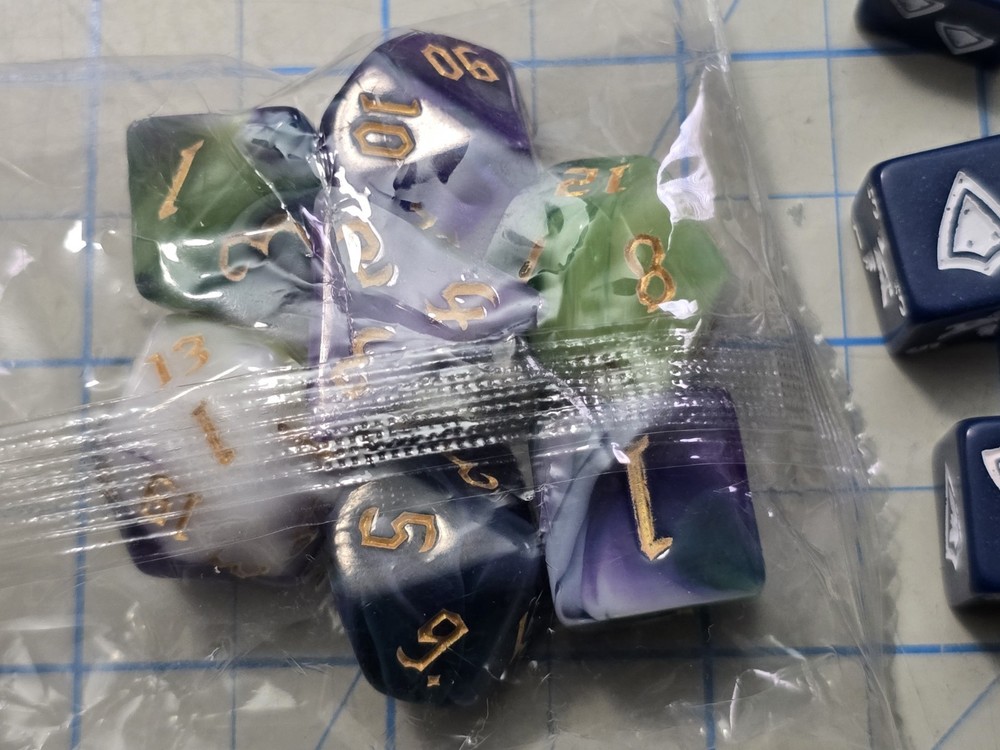 Seventeen D & D Dice-Cool-Look!