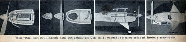 Model Airplane Plans (FF/UC): double-duty SKYLARK 32" Sport for ½A Engine