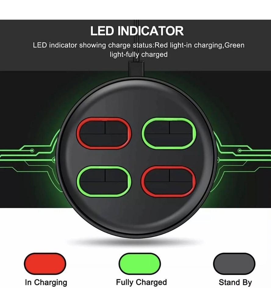 Charging Dock& Rechargeable Battery Pack for Xbox One Xbox Series X|S Controller