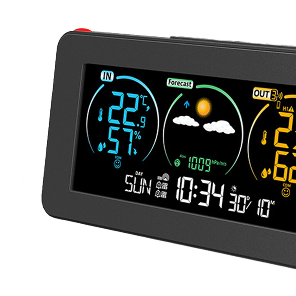 Alarm Clock Digital Clock Projector On Ceiling With Indoor Outdoor Temperature