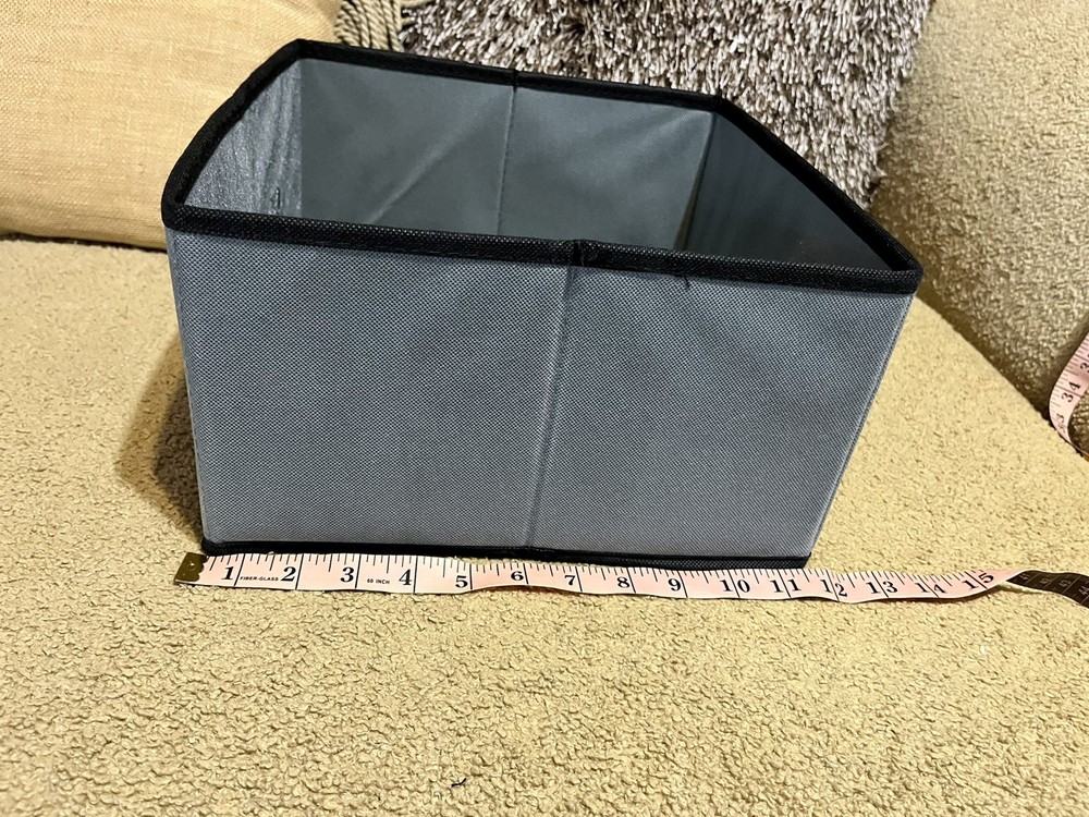 GRAY/BLK STORAGE ORGANIZER CUBBY SET (VARIOUS SIZES) (GREAT FOR RESELLERS)