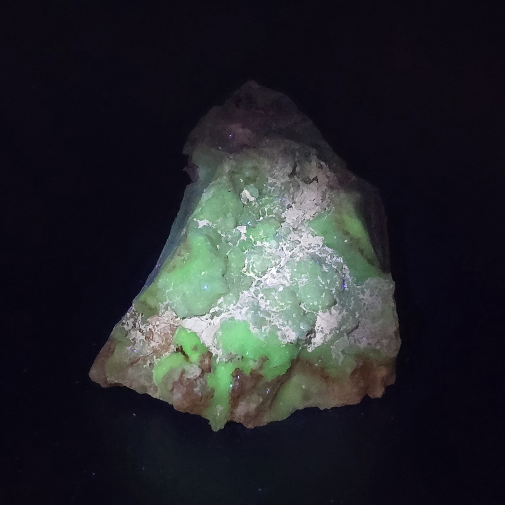 Fluorescent Minerals Morado Opal Specimen Gemstone UV Reactive Lapidary