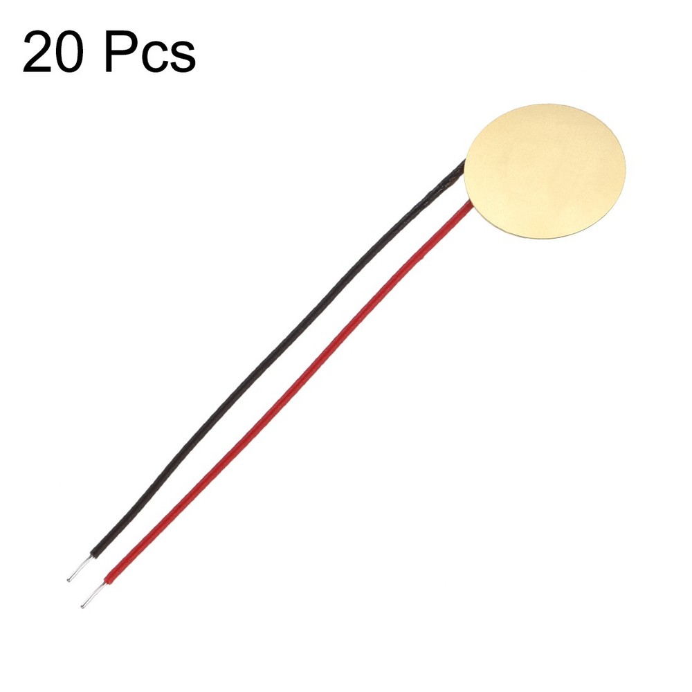 20 Pack 10mm Acoustic Pickup Transducer Element Buzzer Guitar