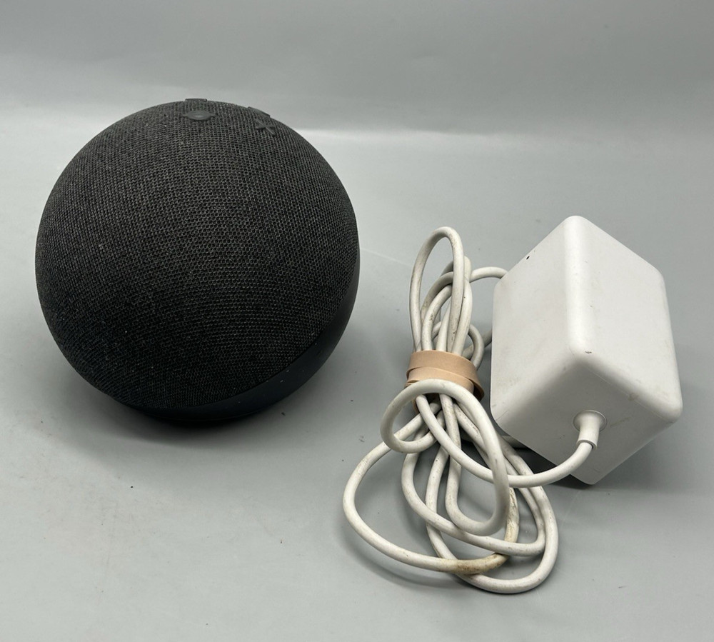 Amazon Echo Dot (5th Gen) C2N6L4 Smart Speaker &Power Cord - Black - Tested