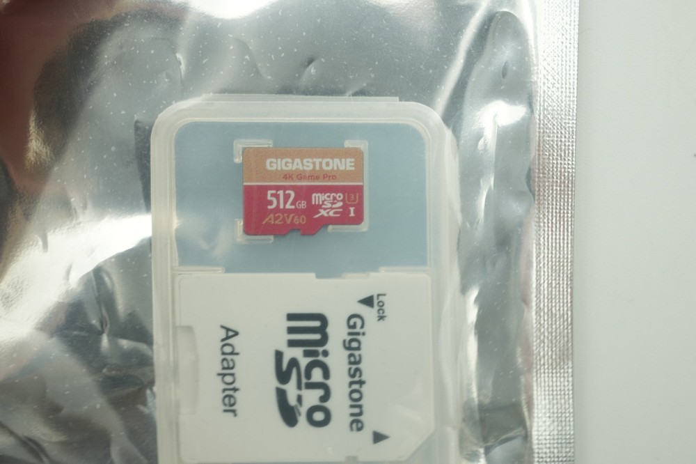 SEALED Gigastone 512GB Micro SDXC A2V60 4K Game Pro