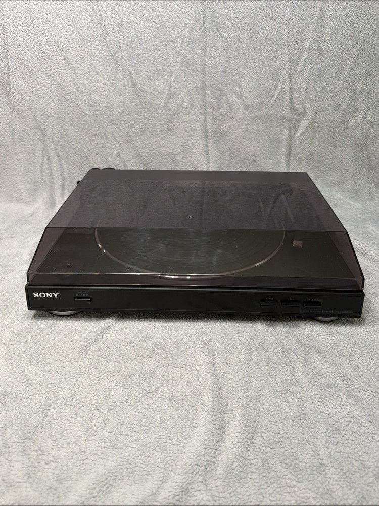 Sony PS-LX300USB Stereo Turntable System USB Record Player TESTED WORKS Nice