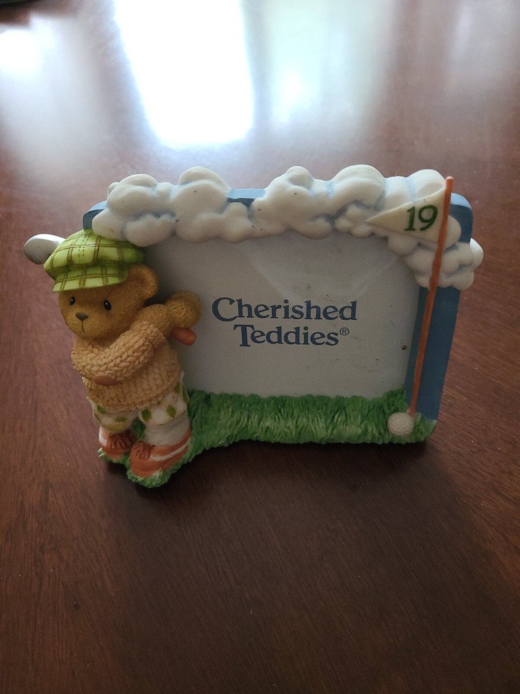 Cherished Teddie Golf Picture Frame