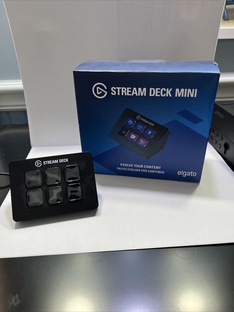 Elgato Stream Deck Mini | Live Content Creation Controller with 6 Keys, Black