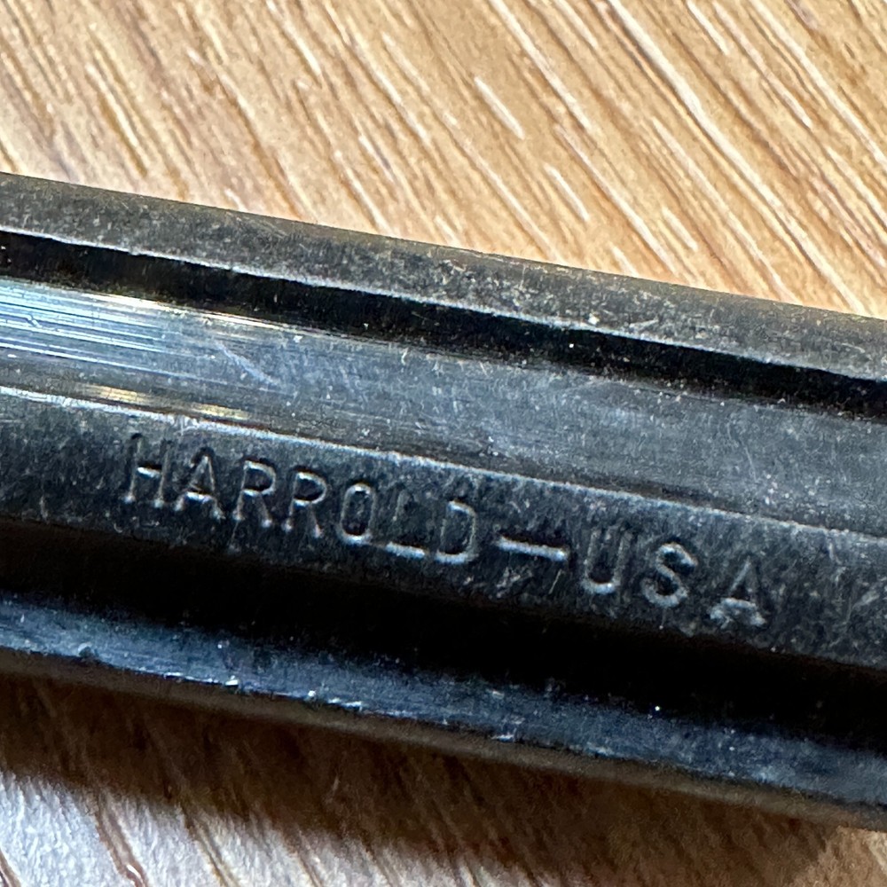 Vintage Harrold USA Phillips Screwdriver #1 Black Handle