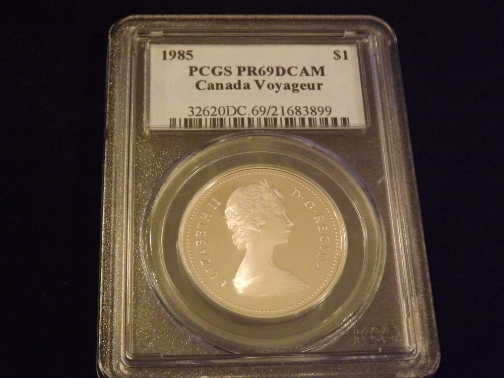 1985  $1       Canada    Voyageur         PCGS  PR 69