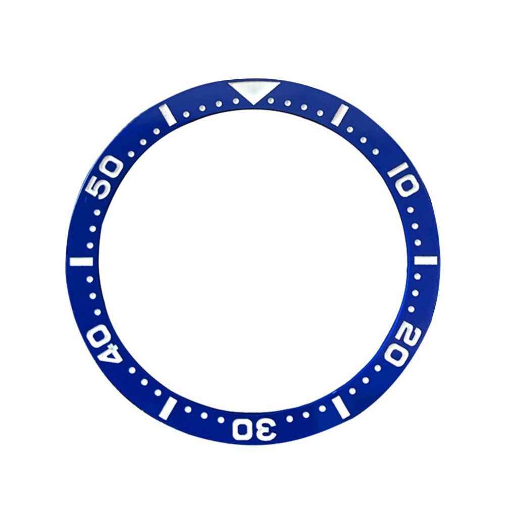 38mm Flat Ceramic Watch Bezel Insert Spare Part For SKX009 SKX007 Watch Replace