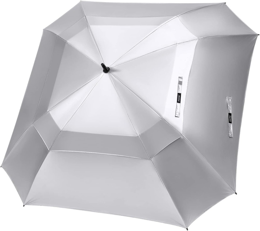 Extra Large Golf Umbrella 62/68 inch Square Vented Windproof Auto Open Double...