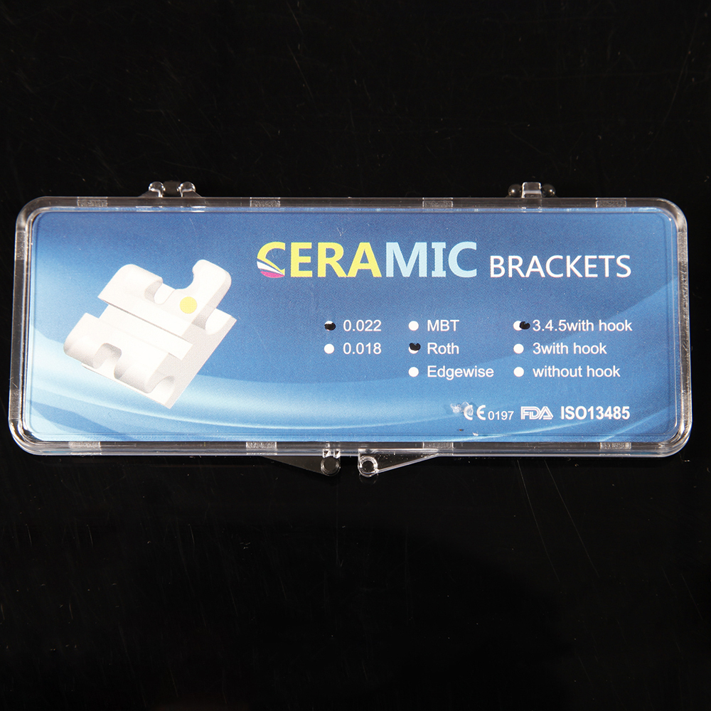 20pc Ceramic Braces Bracket 345 with Hook Orthodontic Roth. 022 CE NEW