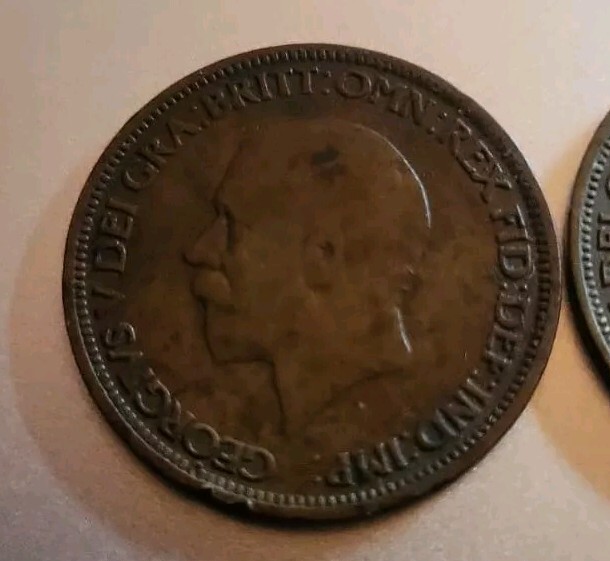 georgivs v half pennys (picked at random )