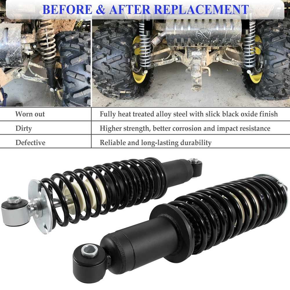 Rear Left & Right Coil-over Spring Shocks Absorber AM135375 for John Deere Gator