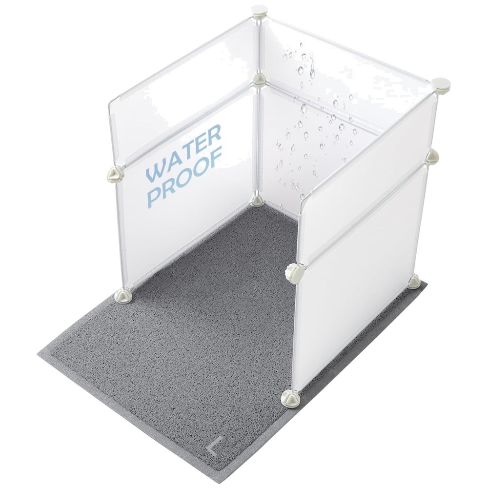 Large Cat Litter Box Enclosure Splash Guard Kit