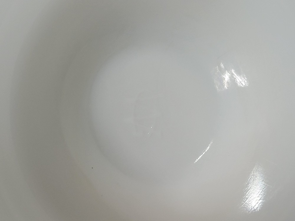 Westmoreland Milk Glass Sugar Bowl ? Panel & Grape pattern VGC