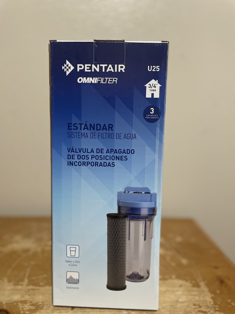 Pentair OMNIFilter U25 Filter System, 10" Standard 1-(Pack), New Open box