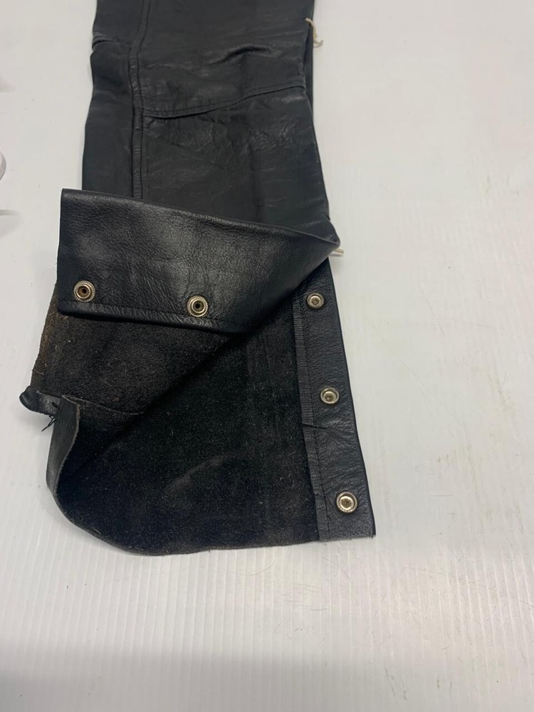 Jamin Leather Chaps Black Leather XXL Men's A67