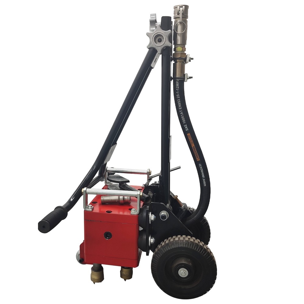 7 Head Hand-pushed Concrete Pavement Retreader Air Pressure Chisel Machine