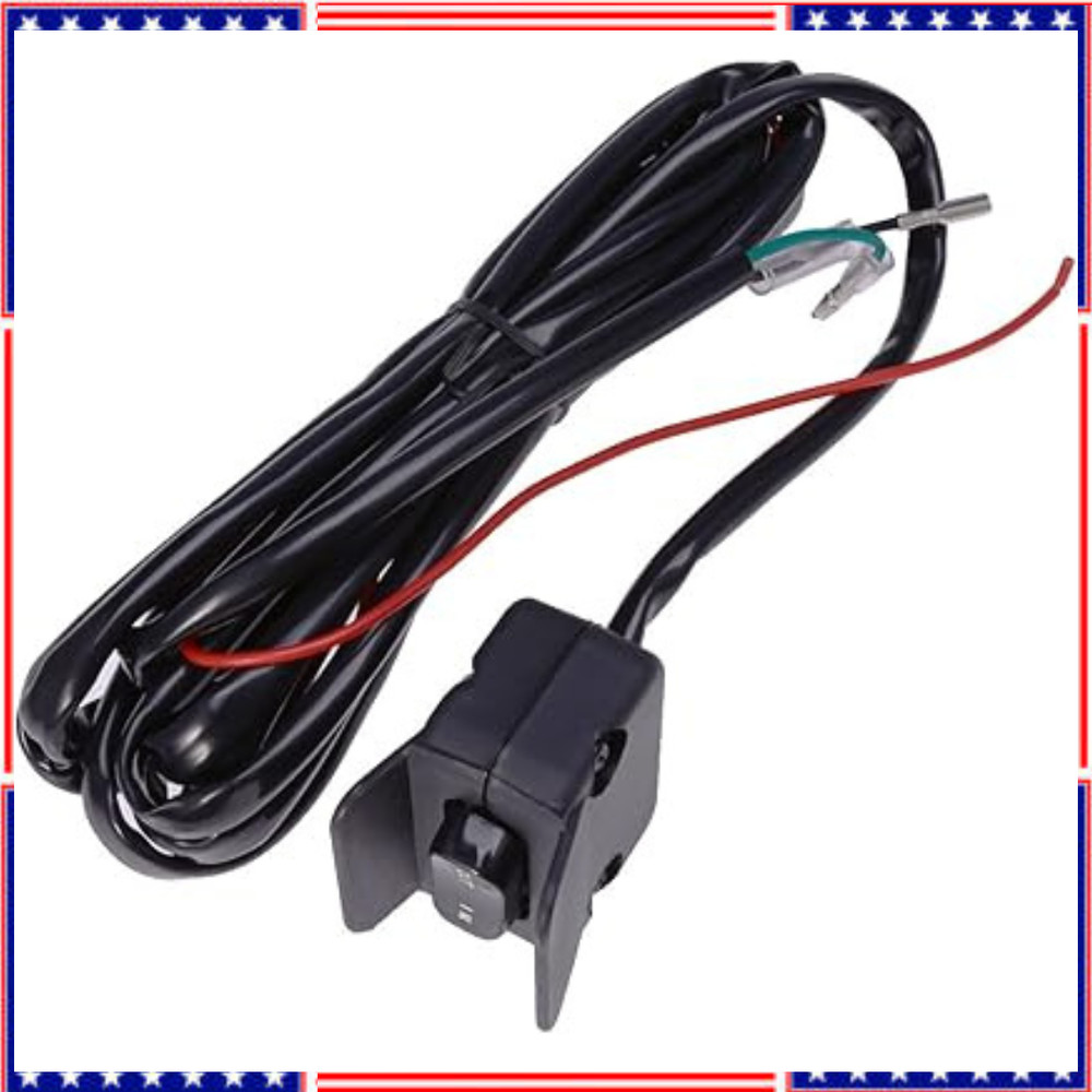 Heavy Duty Handlebar Control Line Winch Rocker Switch Control Warn for ATV/UTV
