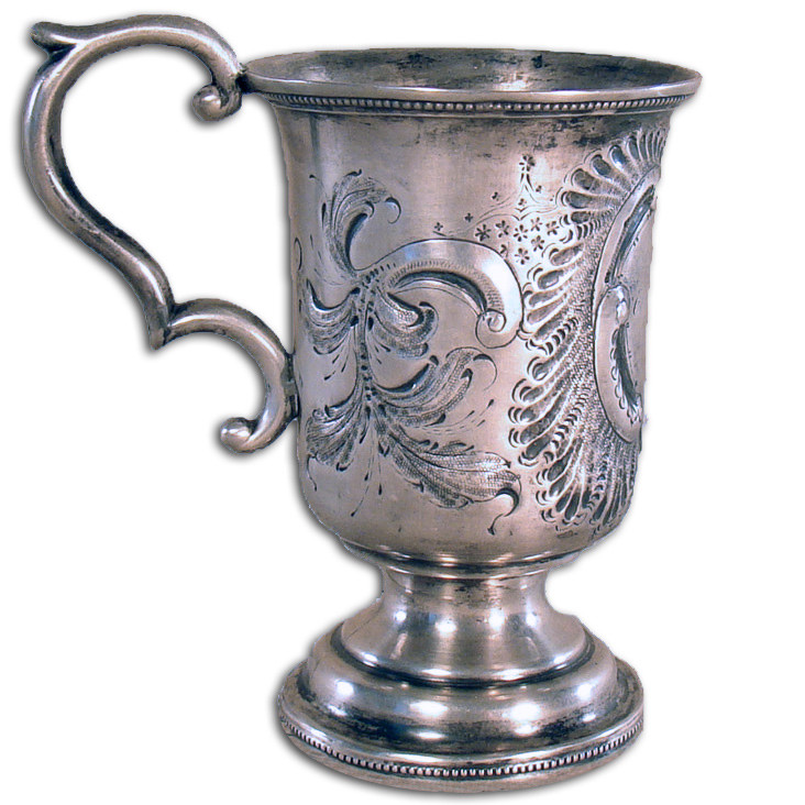 Silver Cup with Handle - Tifft & Whiting - 1840-1853