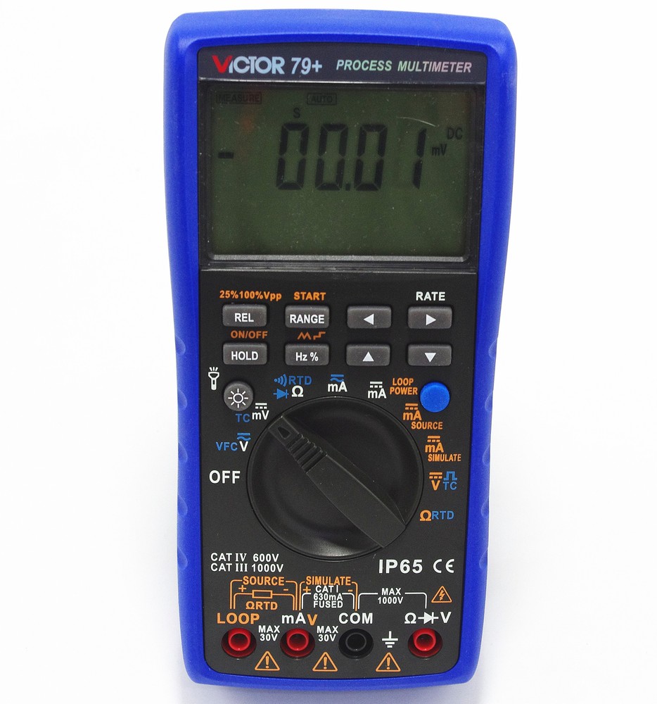 VC79+ Multifunctional digital multimeter Process meter signal source calibrator