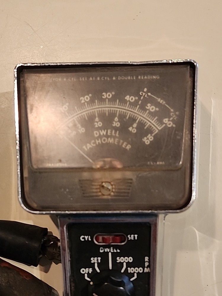 Vintage Allen Tune Dwell Tachometer Tester Untested