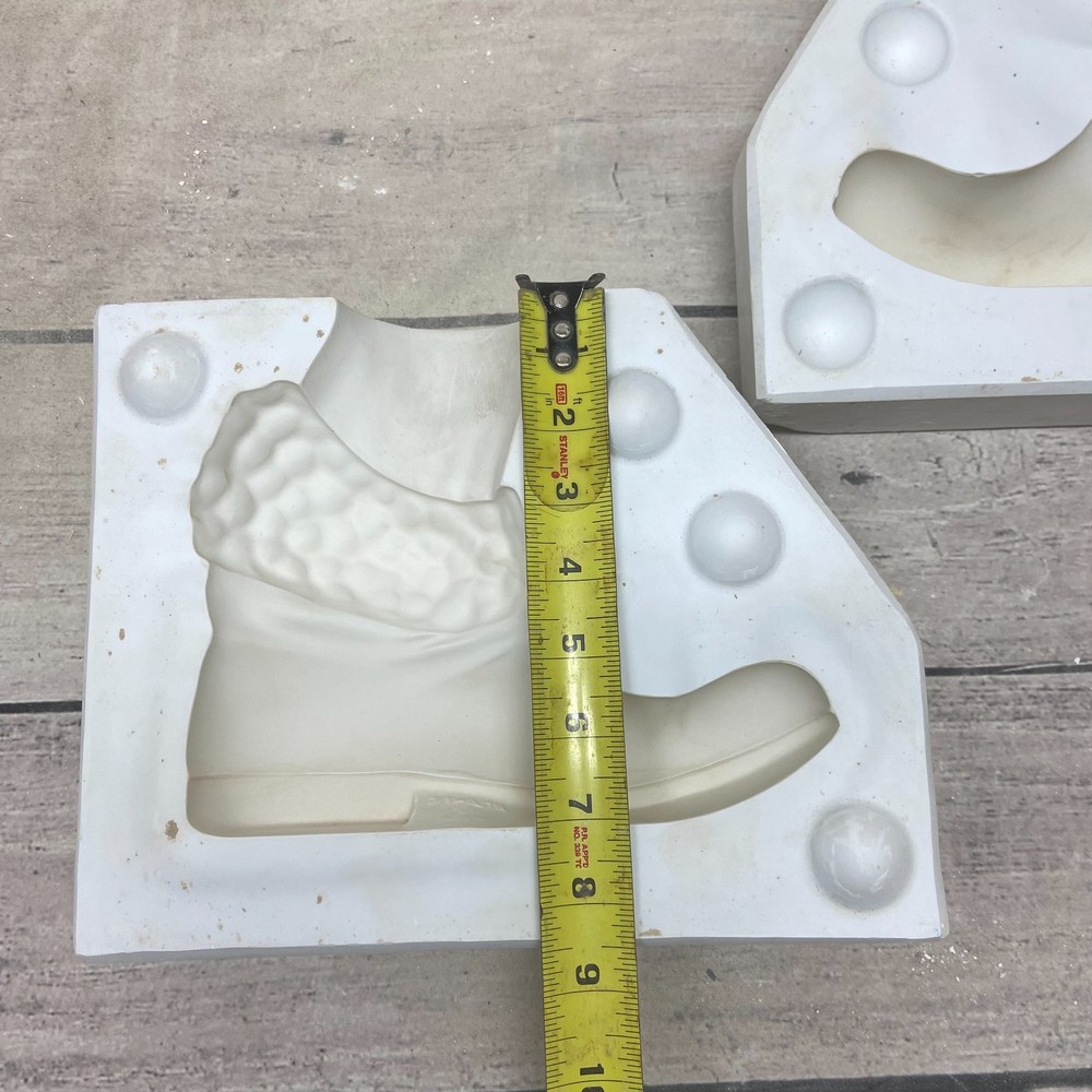 Atlantic Mold Ceramic Casting Mold Quilted Cuff Winter Boot