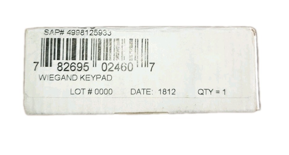 D8229 Access KEYPAD 26-BIT WIEGAND and Output | Bosch Security Systems | In Box