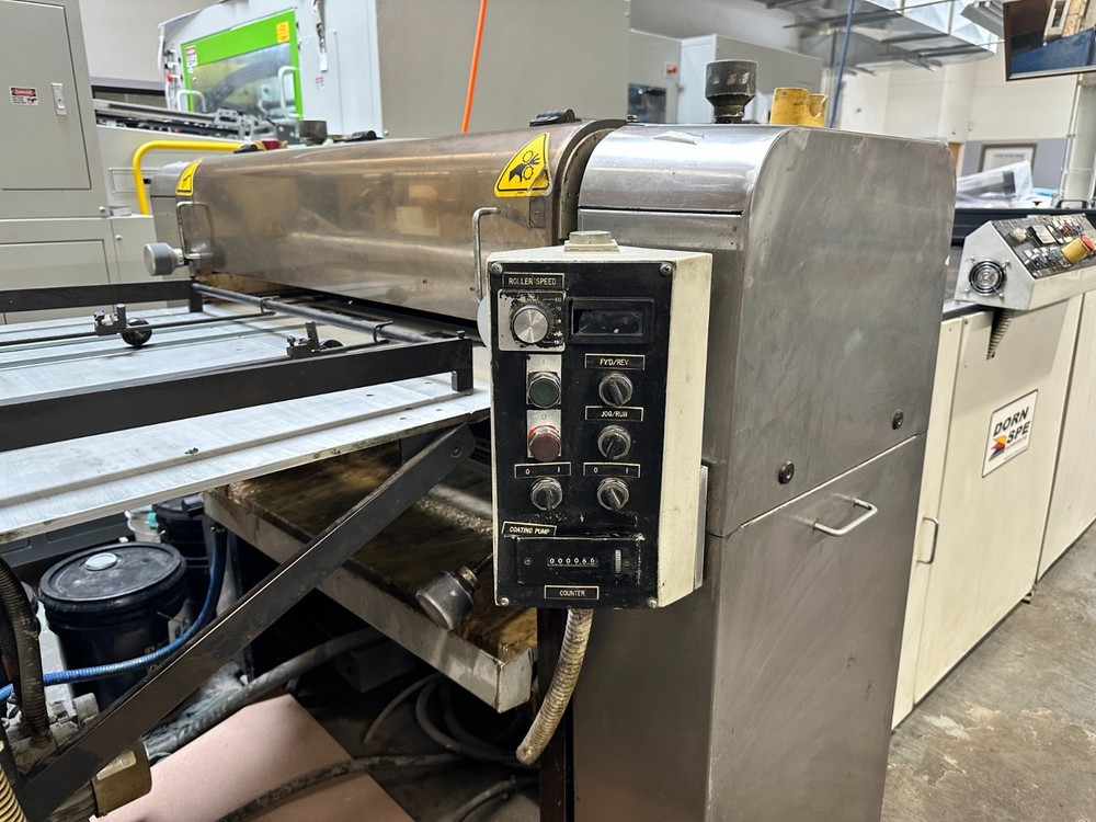 DORN SPE UV Coater machine with auto feed and auto stacker DMC-30HF