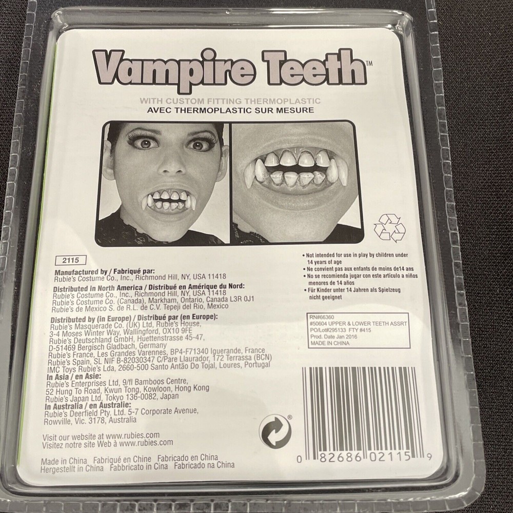 Rubie's Costume Co Vampire Teeth Costume