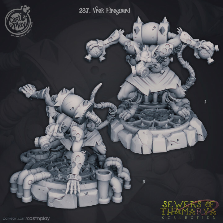 Vrek Fireguard Miniature | D&D DnD |